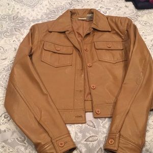 REAL LEATHER JACKET (CROPPED)